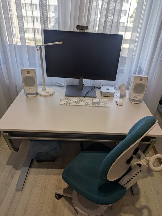 Vând set birou și scaun ergonomic Moll Joker – Stare impecabilă