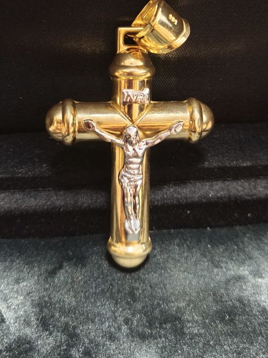 Cruciuliță masivă aur