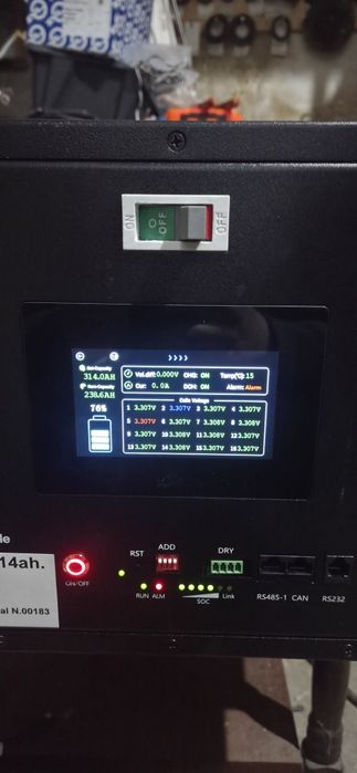 LiFePO4 51.2V 314Ah 17kWh соларна батерия 200A JK BMS в заводска кутия