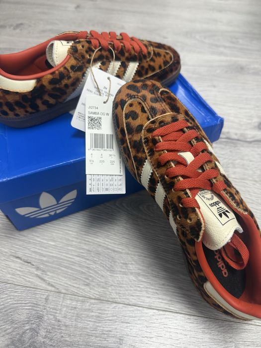 Adidas Samba OG Preloved Red Leopard sneaker