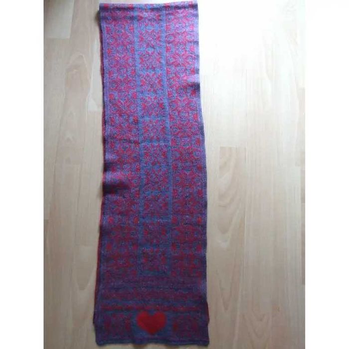 Оригинален Шал Love Moschino с вълна и алпака