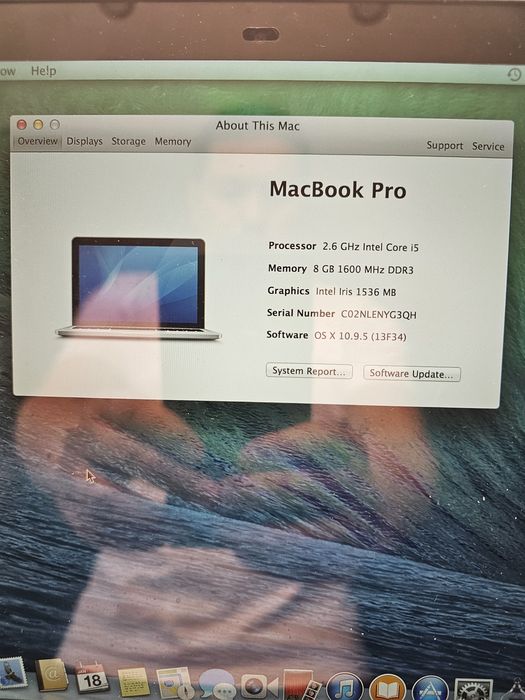 MacBook Pro 13 Retina / 8GB / SSD 128GB /