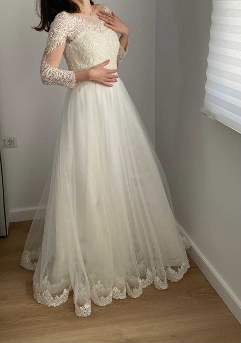 Rochie de mireasa nepurtata