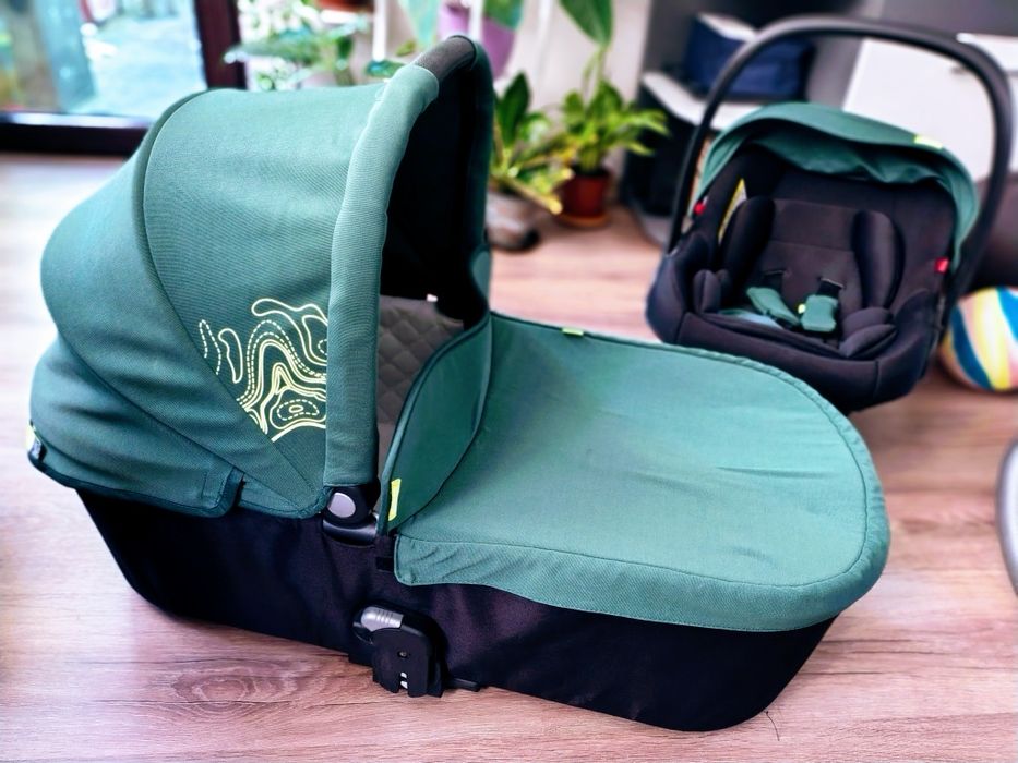 Детска количка Chipolino - Елит, 3 в 1, авокадо