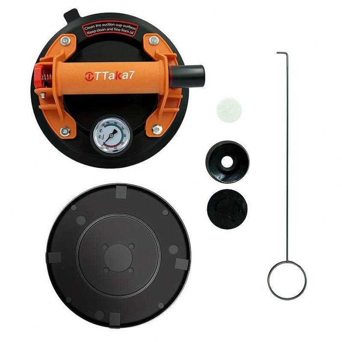 Вендуза за плочки до 250кг / 20см / дърво / стъкло