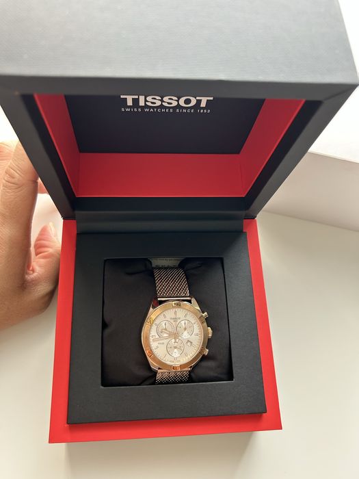 Tissot PR100 Chronograph Rose Gold Mesh