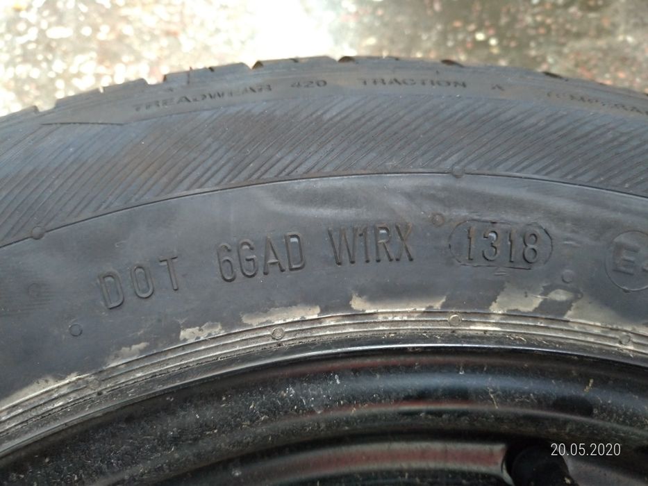 Roată de vară 185/65/R15 (Logan, Sandero, Doker, Lodgy, Opel, etc)