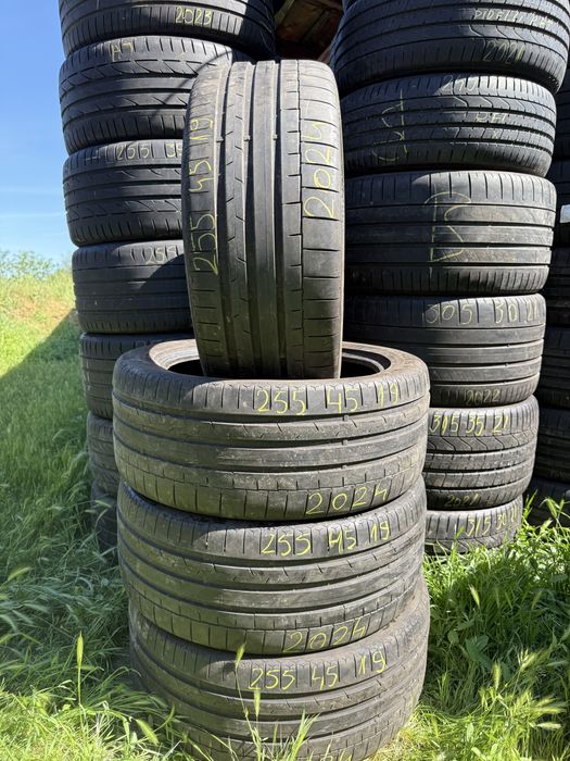 255/45/19” Set 4 buc Continental dot 2024.anv Vară. Impecabile.