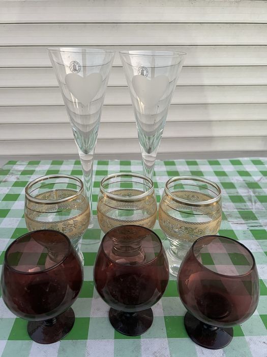 Бокалы микс б/у продаю