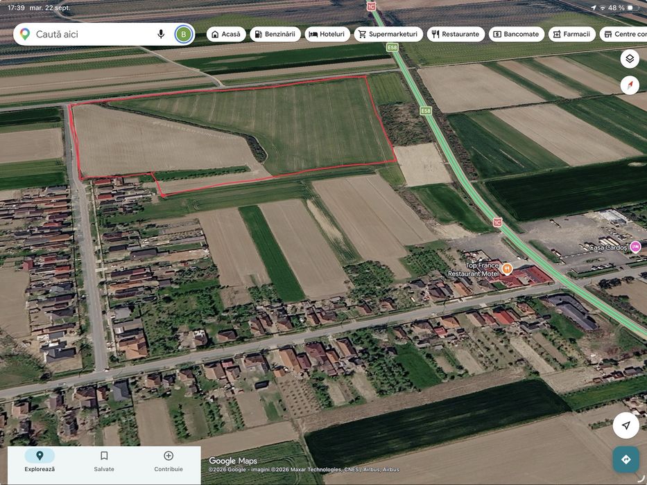 Teren intravilan 10 Hectare-oportunitate de investitie si dezvoltare