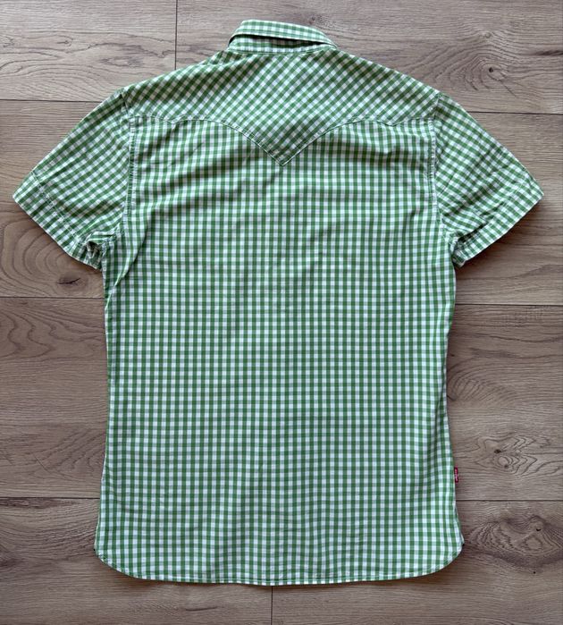 Camasa LEVIS Maneca Scurta Carouri Western Verde Barbati | Marime L