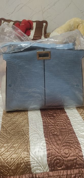 Сумка кожаная, новая