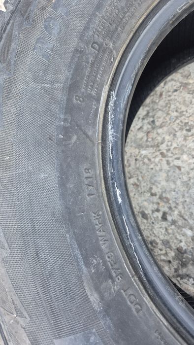 225 70 15 2бр бусови гуми дот 18 6мм граифер без лепенки