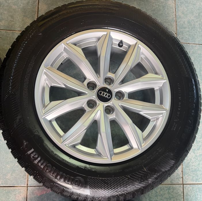 Jante aliaj R17 originale AUDI Q5 235/65/17 Continental M+S 2023
