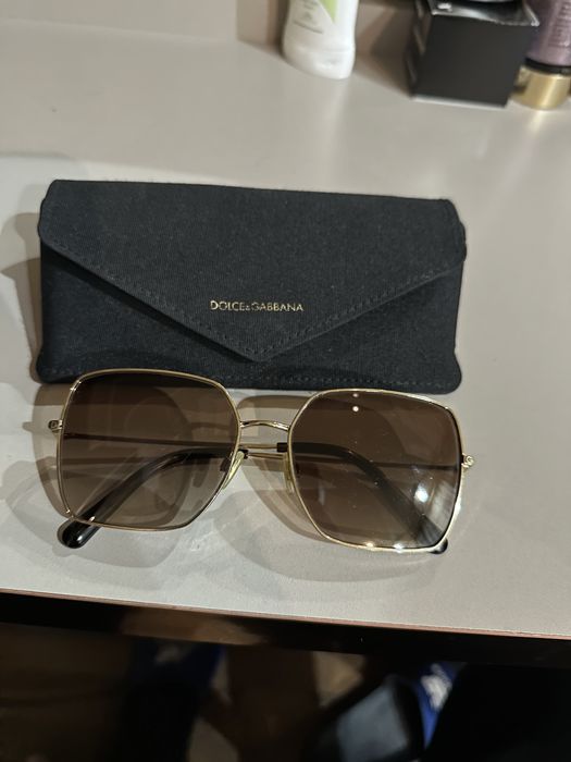Дамски слънчеви очила Dolce & Gabbana DG2242 / Gold & Brown