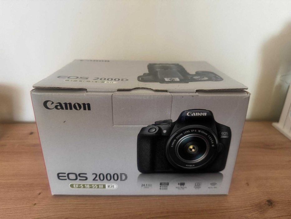 Canon EOS 2000D + EF-S 18-55 IS II 2728C003 - (NEFOLOSIT)+Trepied+Card