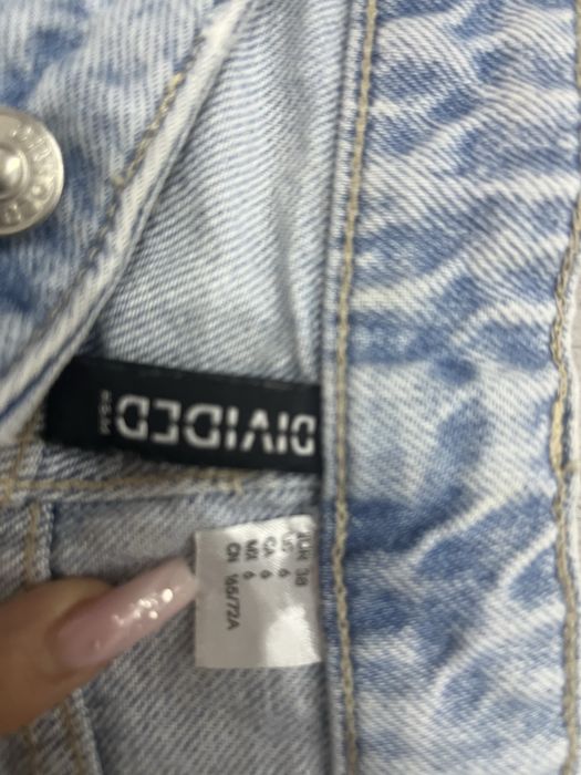 Blugi cargo largi h&m