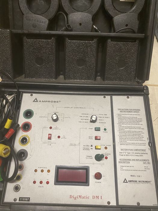 Set profesional Amprobe DigiMatic DM I + A.C current recorder AA3E