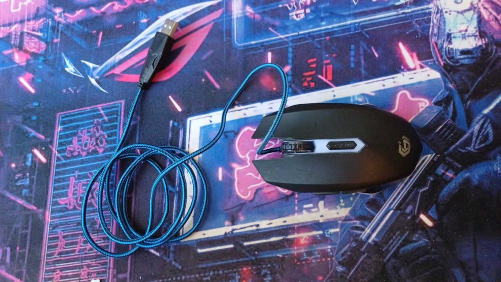 Canyon слушалки +подарък геймърска мишка със синя лед подсветка