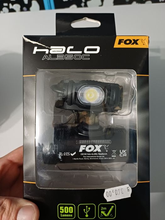 Lanternă frontală FOX Halo AL350C –