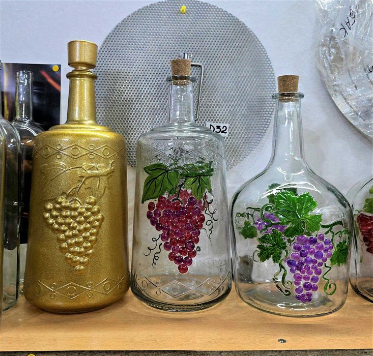 Бутыль графин стеклянный