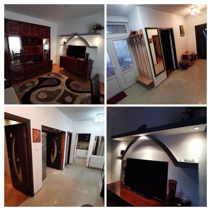 Inchiriez casa mobilata la curte 3 dormitoare 88mp + parcare curte