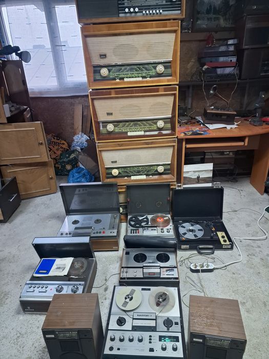Magnetofon și pick-up de vanzare, radio, diverse