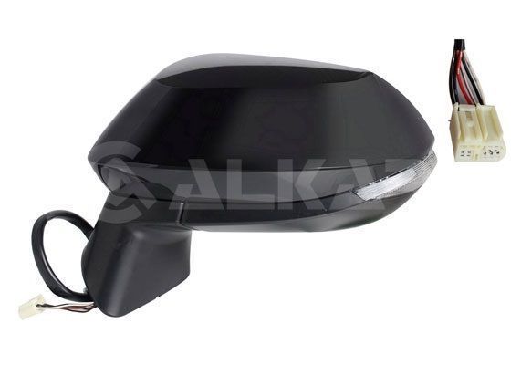 Oglinda usa exterioara Toyota Corolla, 07.20, partea Stanga, reglare electrica; carcasa grunduita; incalzit; sticla convexa; geam cromat; rabatabil;