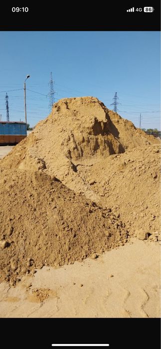 Песок балласт отсев пгс