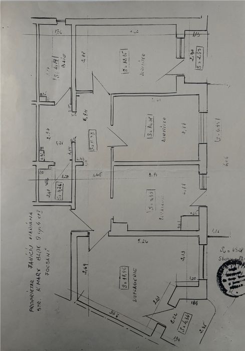 Apartament 3 camere -et.1 din 4-Paco Gară