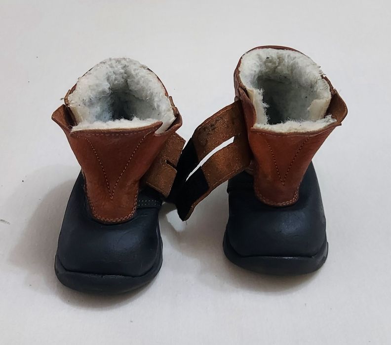 Ghete iarnă KAVAT SUEDIA, încălțăminte piele naturală, mărimea 22 unis