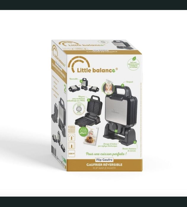 Гофретник въртяща основа LITTLE BALANCE 8805 Flip Waffles1200W,