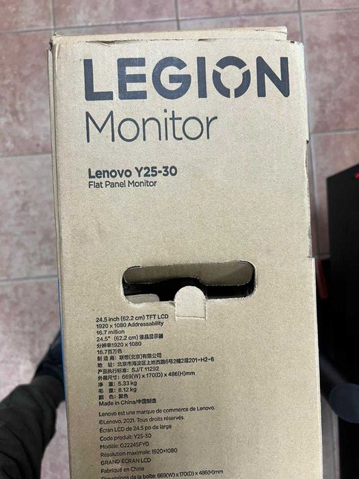 Монитор Lenovo Legion Y25-30