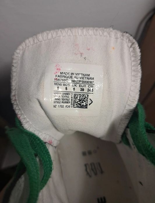 Reducere 100 de lei.Tenisi converse unisex pictați manual