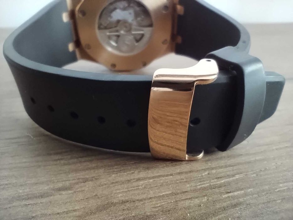 Seiko Mod  - Royal Oak Rose gold - 41 mm.