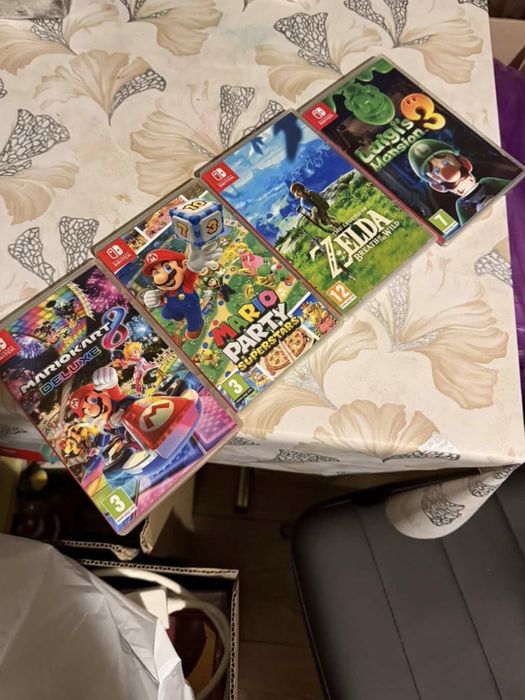 Nintendo Switch Oled Neon red & Neon blue