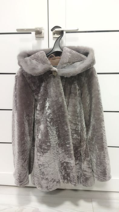 Шуба  из мутона .