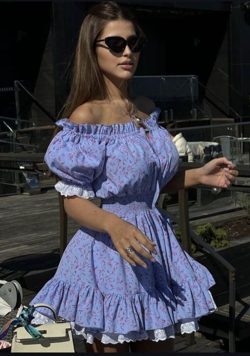 Женское платье крестьянка новое