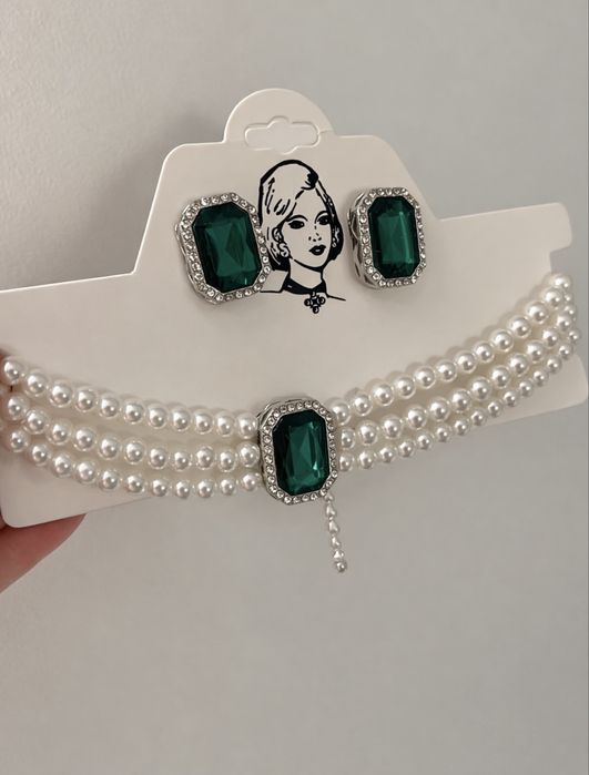 Set colier si cercei ,set nunta ,set eveniment