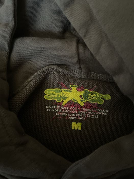 Spider hoodie green