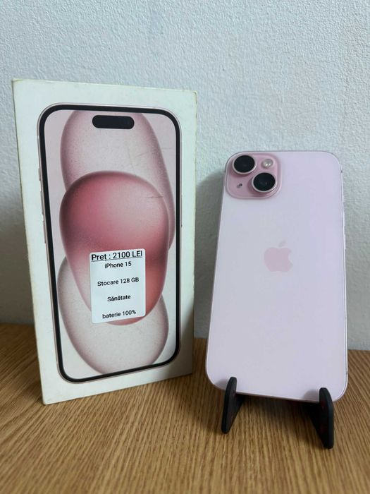 iPhone 15 - 128 GB 100% - MMC Mobile Amanet