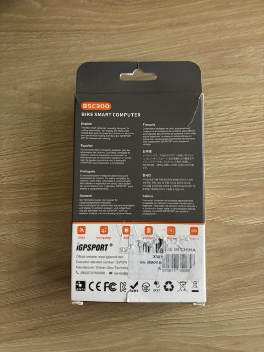 Ciclocomputer IGPsport bsc300