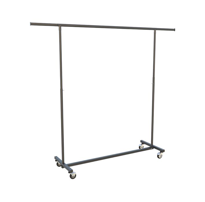 TT003 V2 – Stender metalic pliabil, cu extensie, negru