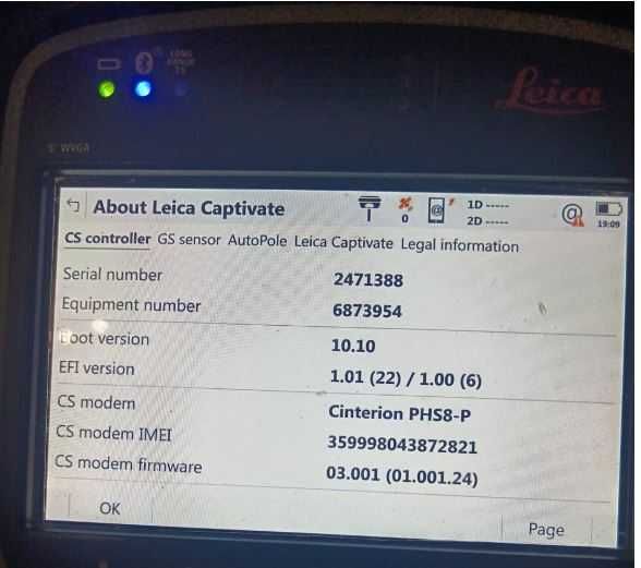 Leica CS 20 cu antena GS14