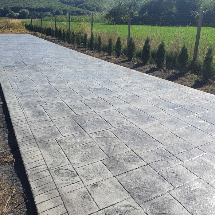 Beton amprentat si elicopterizat