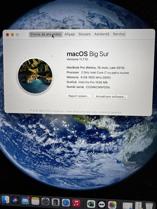 Macbook Pro 15 inch Late 2013 256gb Impecabil