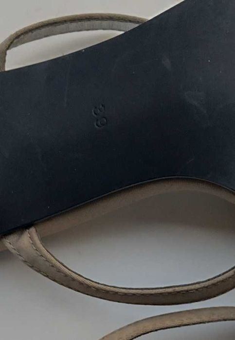 Sandale Cinti material satin cu toc si strass-uri marimea 39