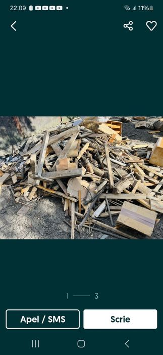 Lemne de foc taiate și parchet