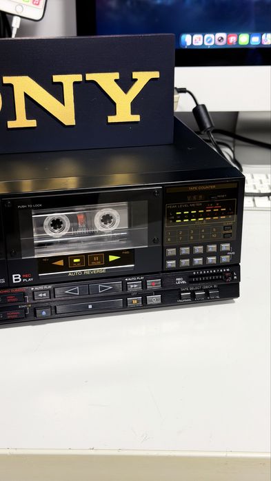Sony TC-V710WR – Stereo Double Cassette Deck Auto Reverse | Dolby B/C | High Speed Dubbing | AMS | Made in Japan