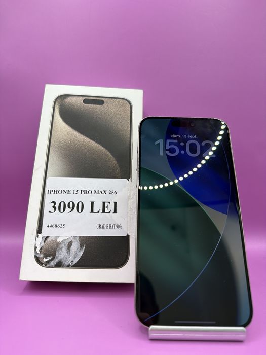 Iphone 15 pro max 256Gb •Matei Amanet Margeanului• 4468